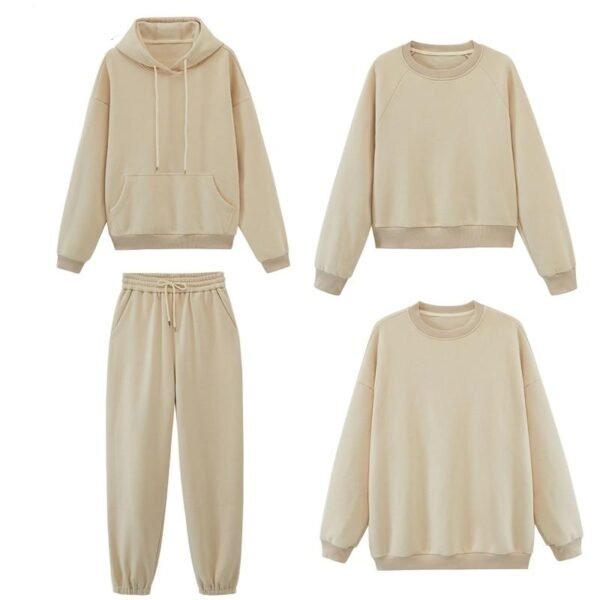 Felpa con cappuccio/felpa/pantaloni della tuta in pile da donna