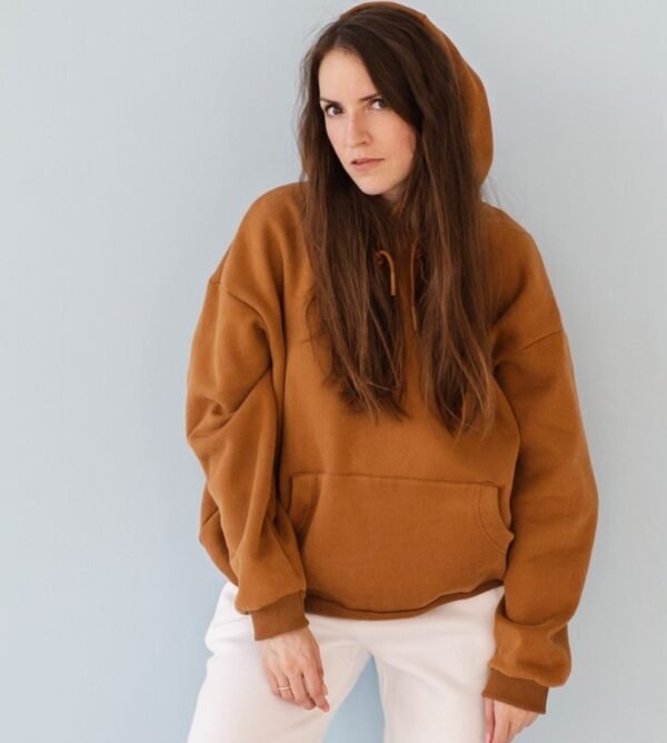Felpa con cappuccio/felpa/pantaloni della tuta in pile da donna - immagine 3